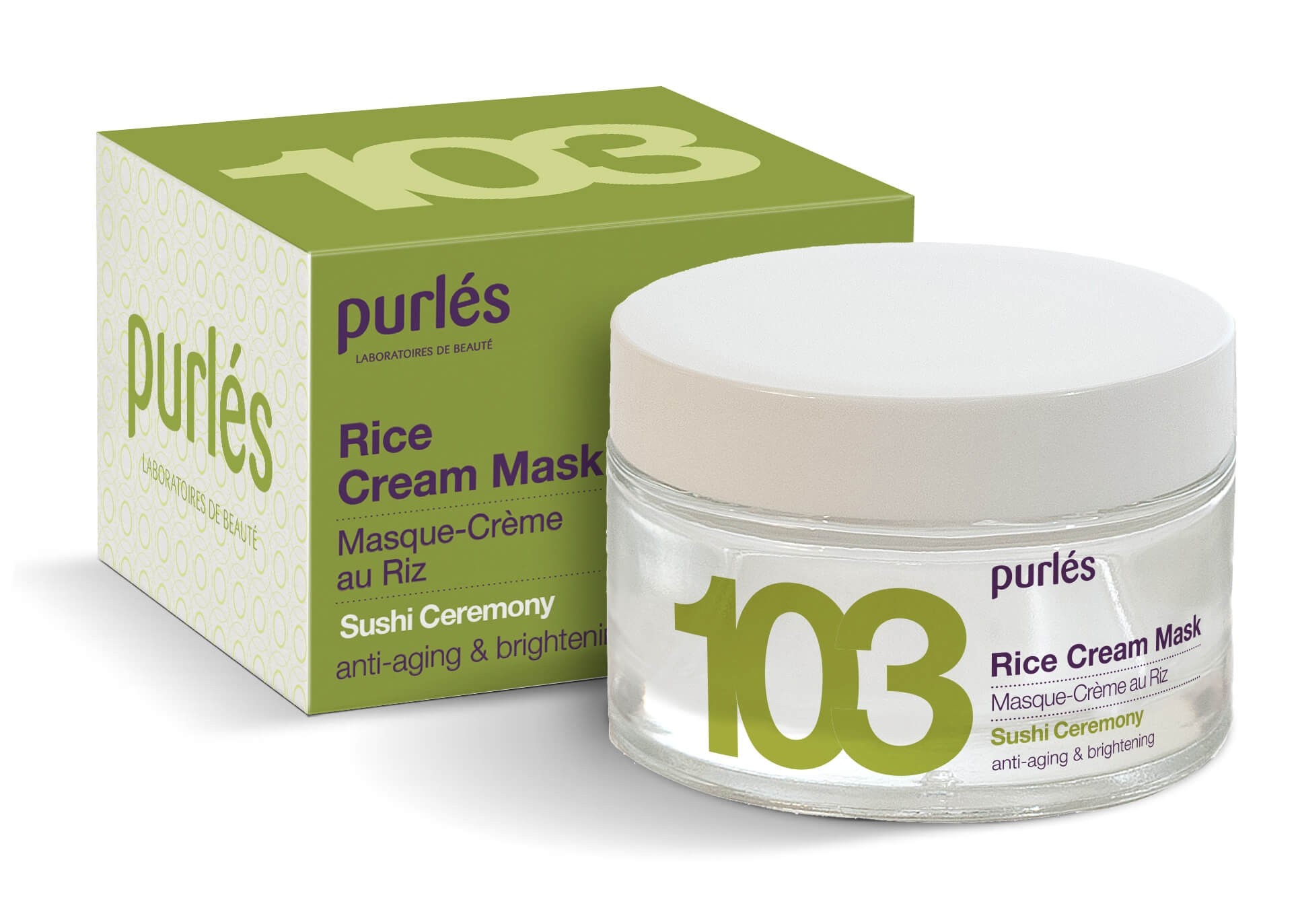 Purles 103 Sushi Ceremony Rice Cream Mask Anti Ageing & Brightening 50ml