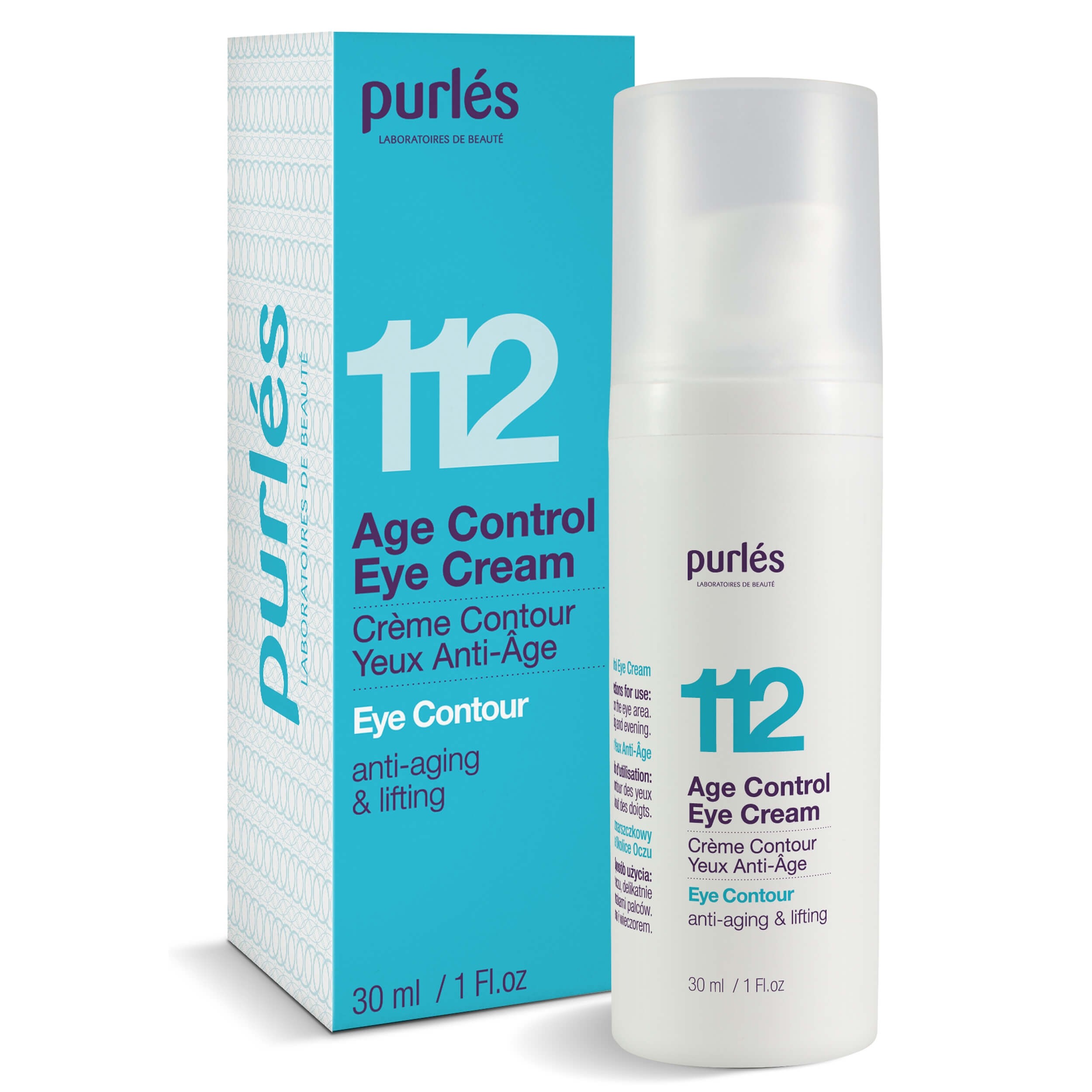Purles 112 Eye Contour Age Control Eye Cream Anti Aging & Lifting 30ml