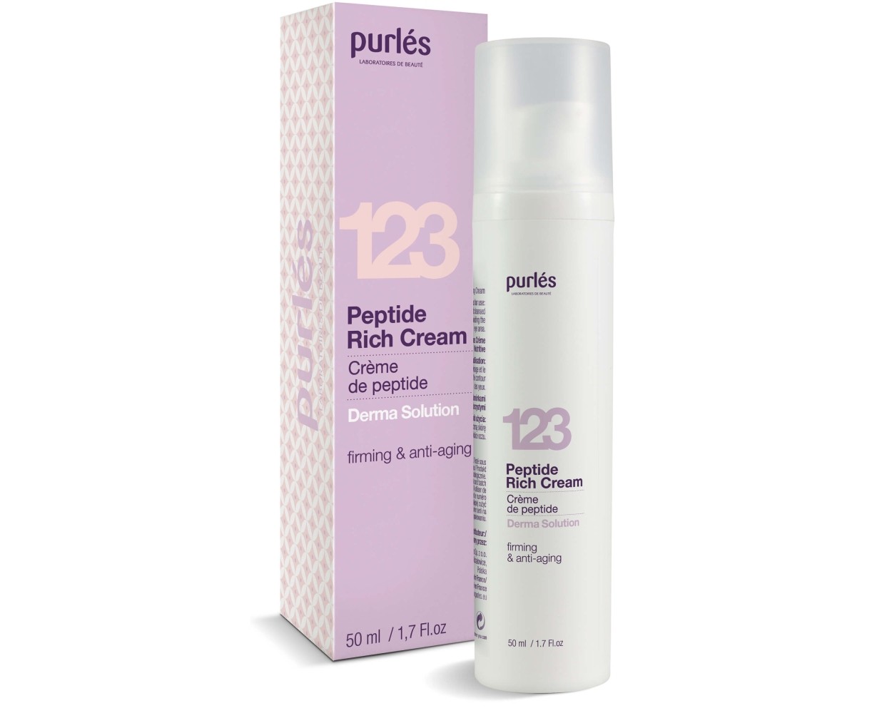 Purles 123 Derma Solution Peptide Rich Cream Firming & Anti Aging 50ml