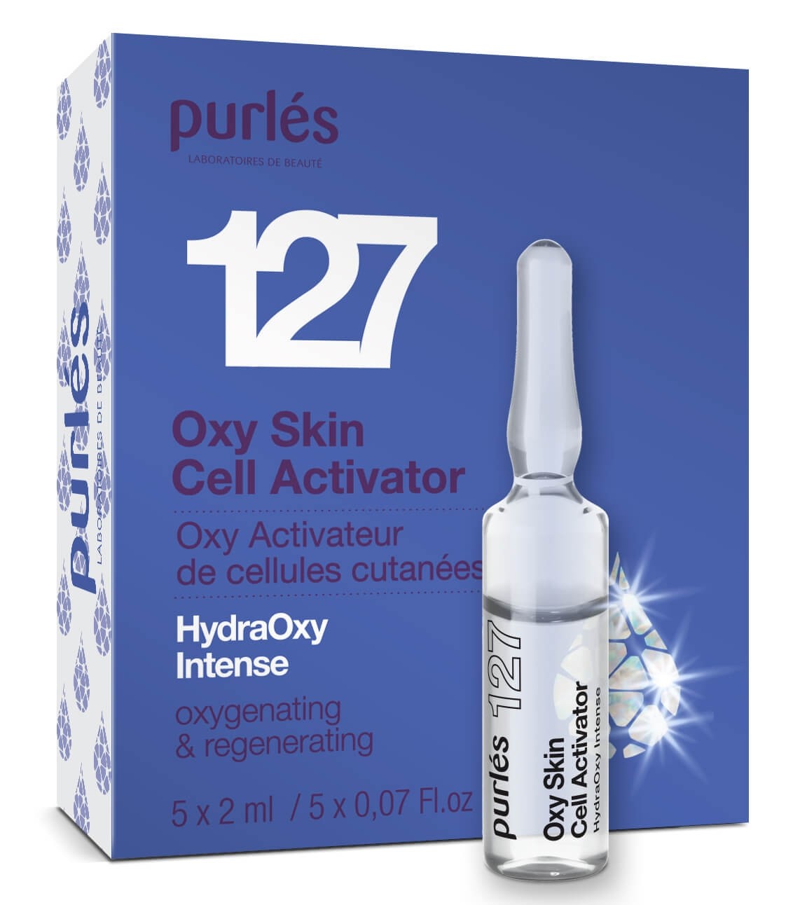 Purles 127 HydraOxy Intense Oxy Skin Cell Activator Intensive Regeneration For Mature Skin 5x2ml