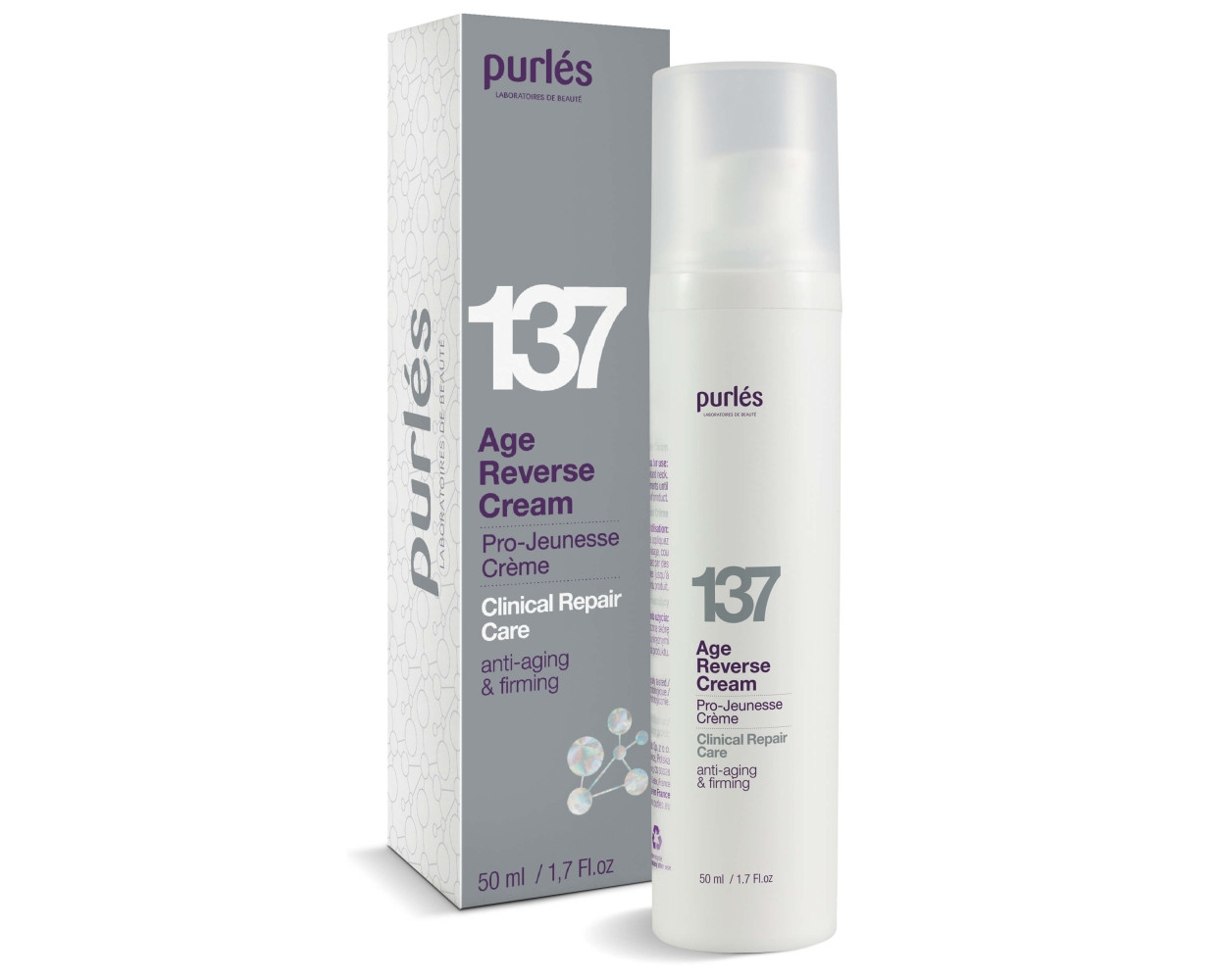 Purles 137 Clinical Repair Care Age Reverse Cream Anti Aging & Firming 50ml