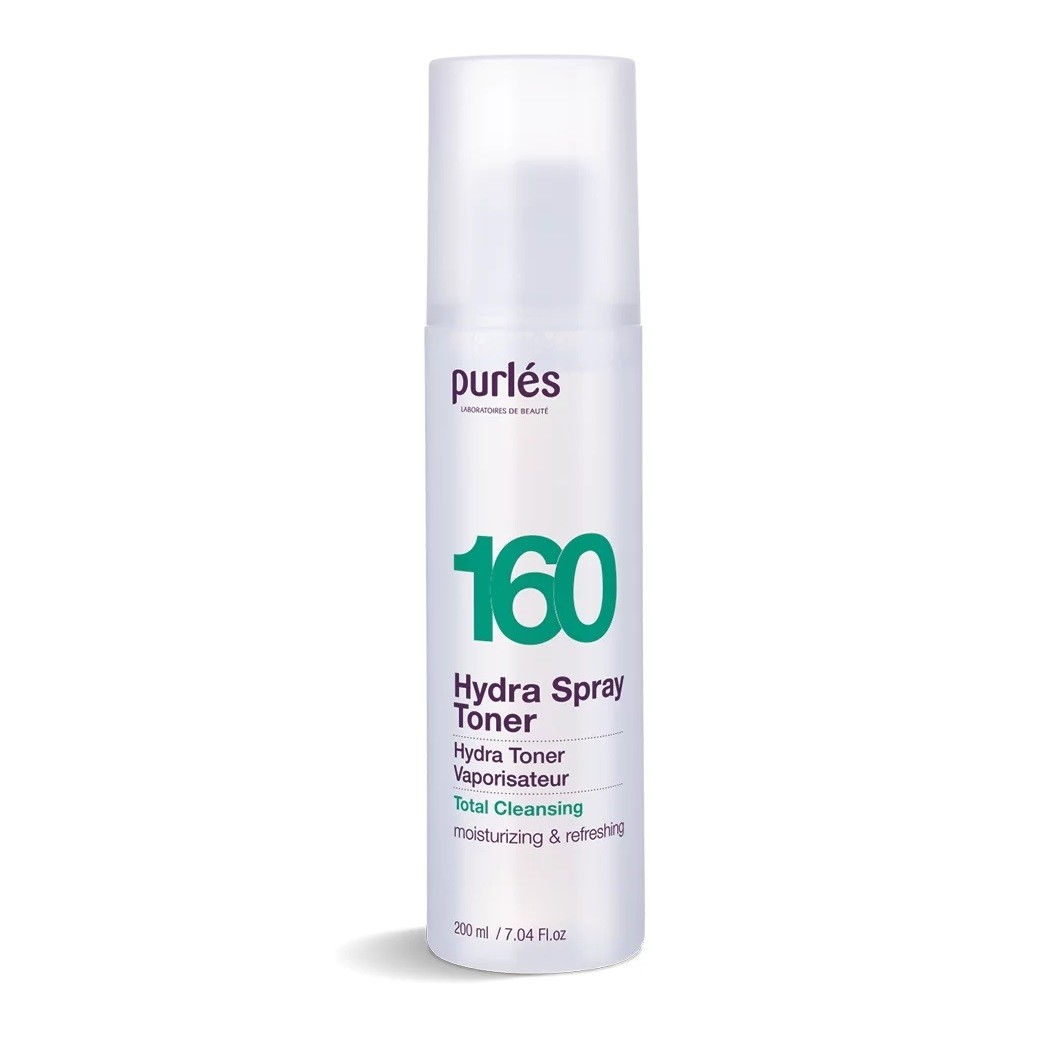 Purles 160 Total Cleansing Hydra Spray Toner Moisturising & Refreshing 200ml