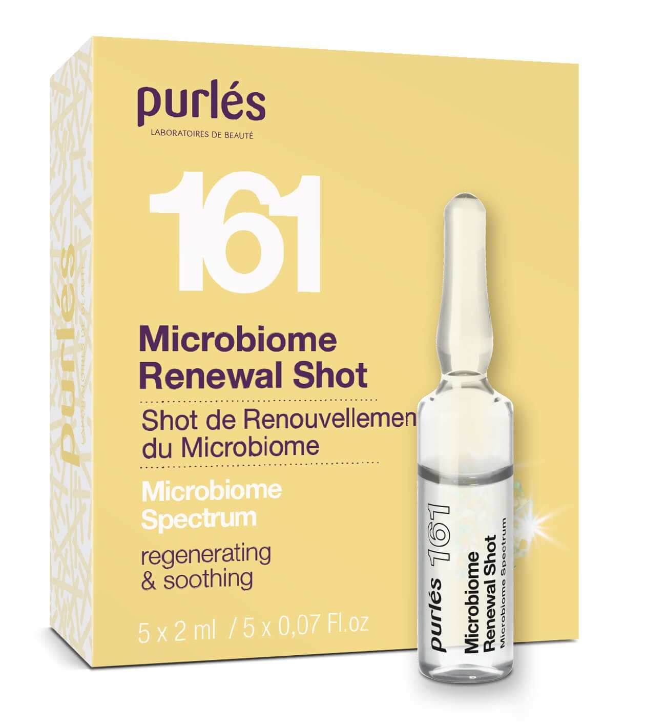 Purles 161 Microbiome Spectrum Microbiome Renewal Shot Regenerating & Soothing Treatment 5x2ml