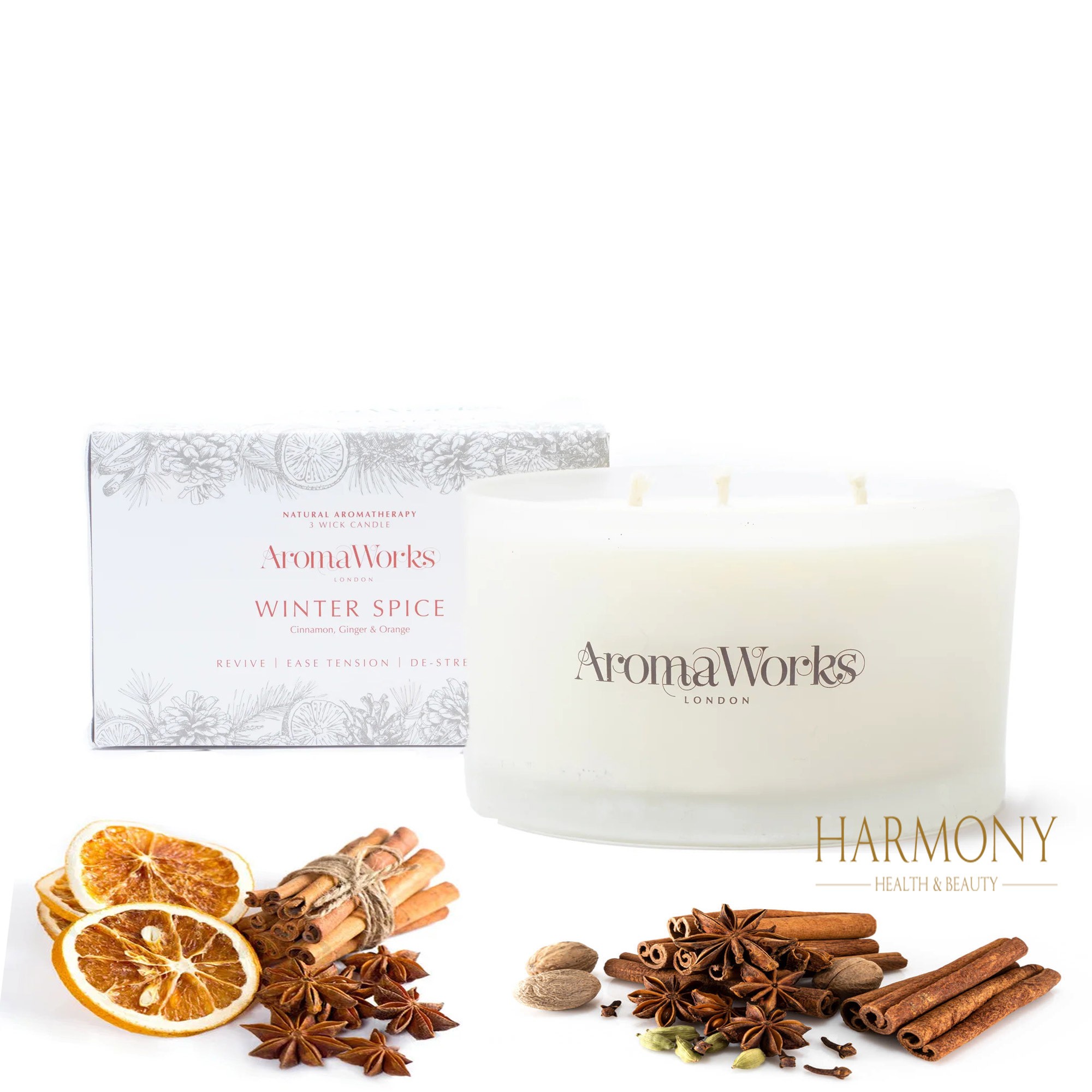 Aromaworks Winter Spice 3 Wick Candle