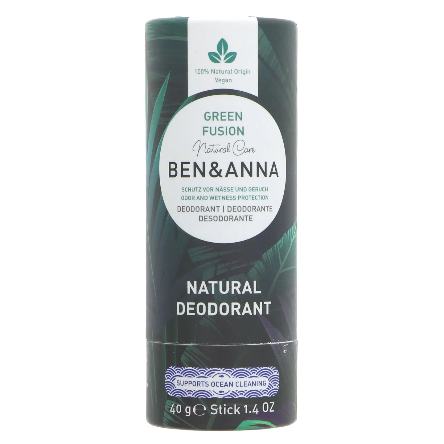 Ben & Anna Soda Deodorant Green Fusion 40g