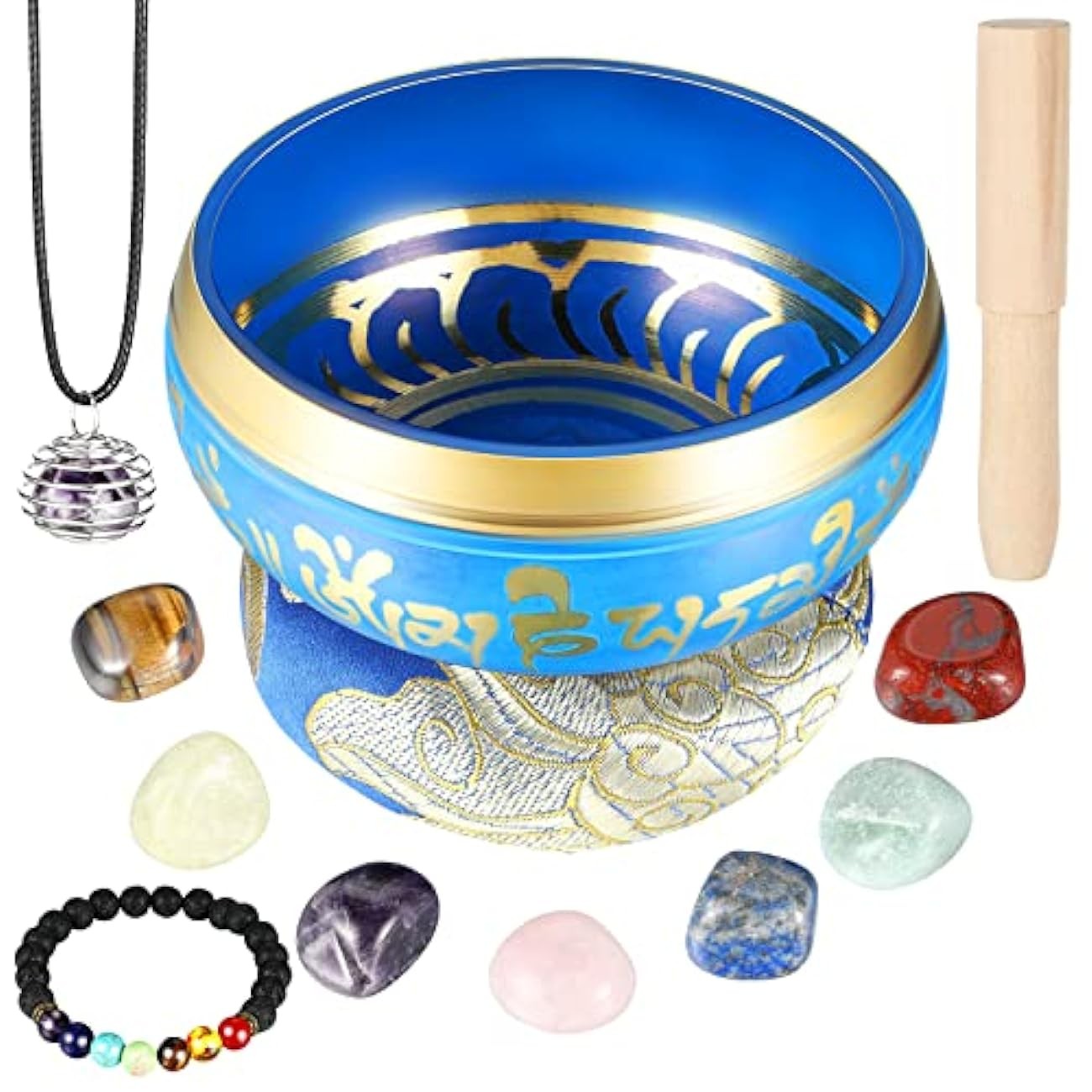 Tibetan Singing Bowls For Healing & Meditation Set