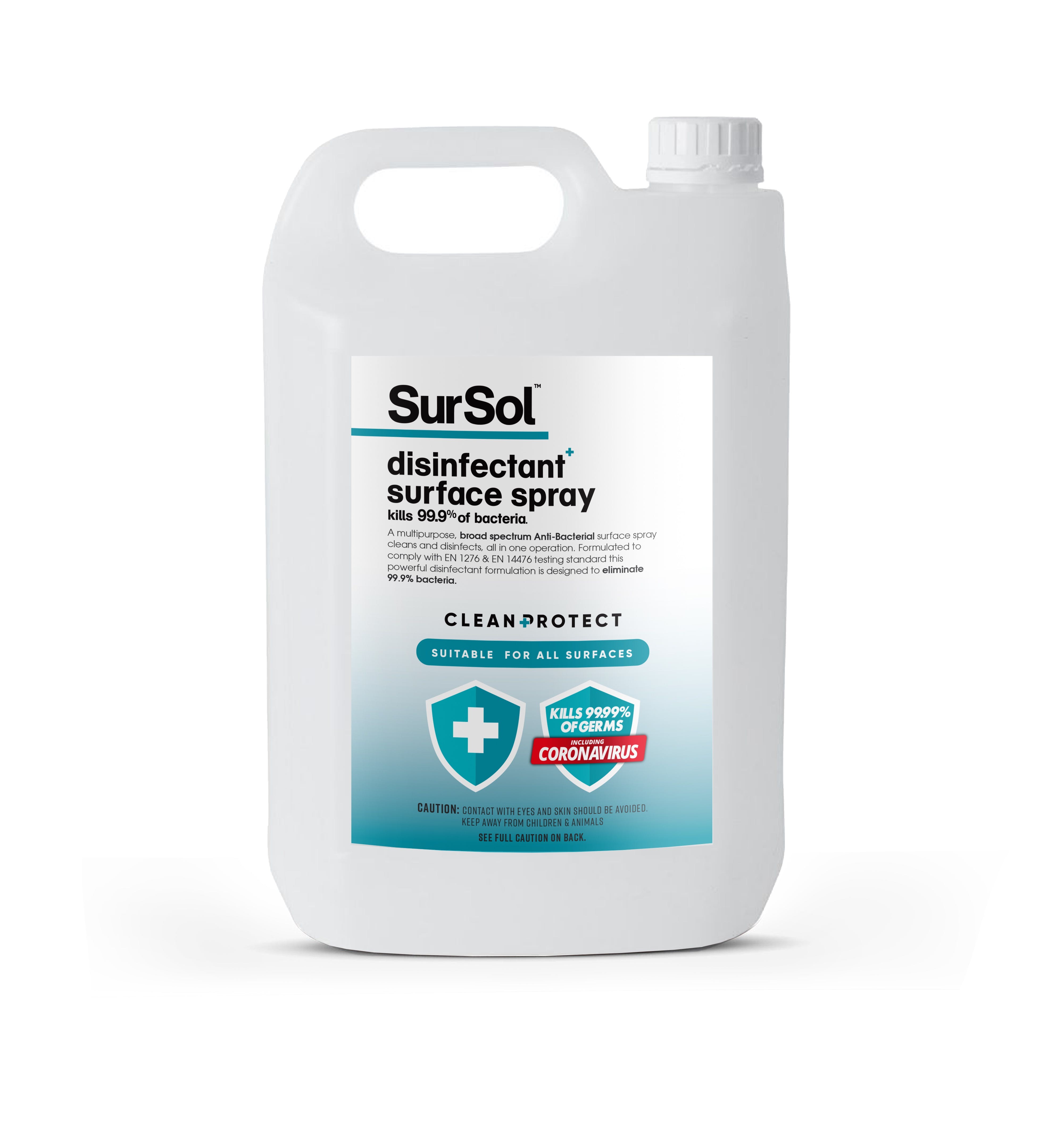5L x Sursol Alcohol Free Surface Disinfectant Spray