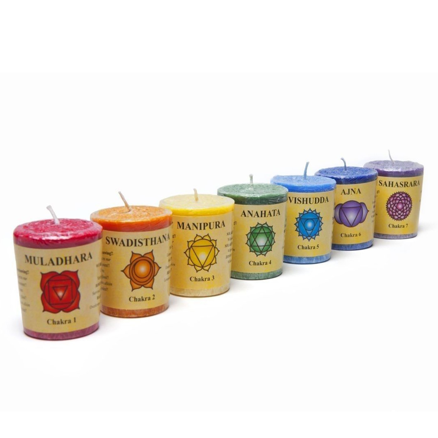 Aromatherapy 7 Chakra Candle Set