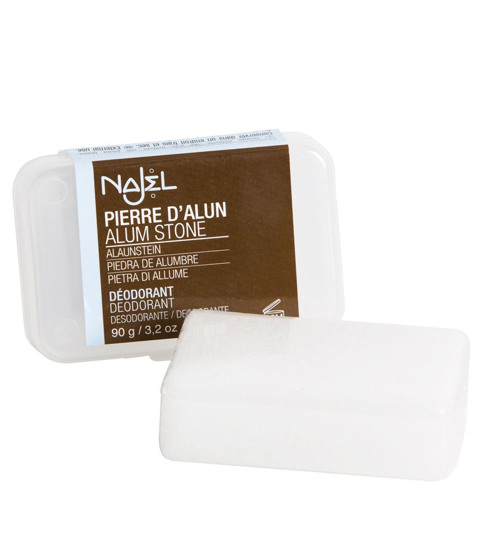 Najel Alum Stone Deodorant in Block