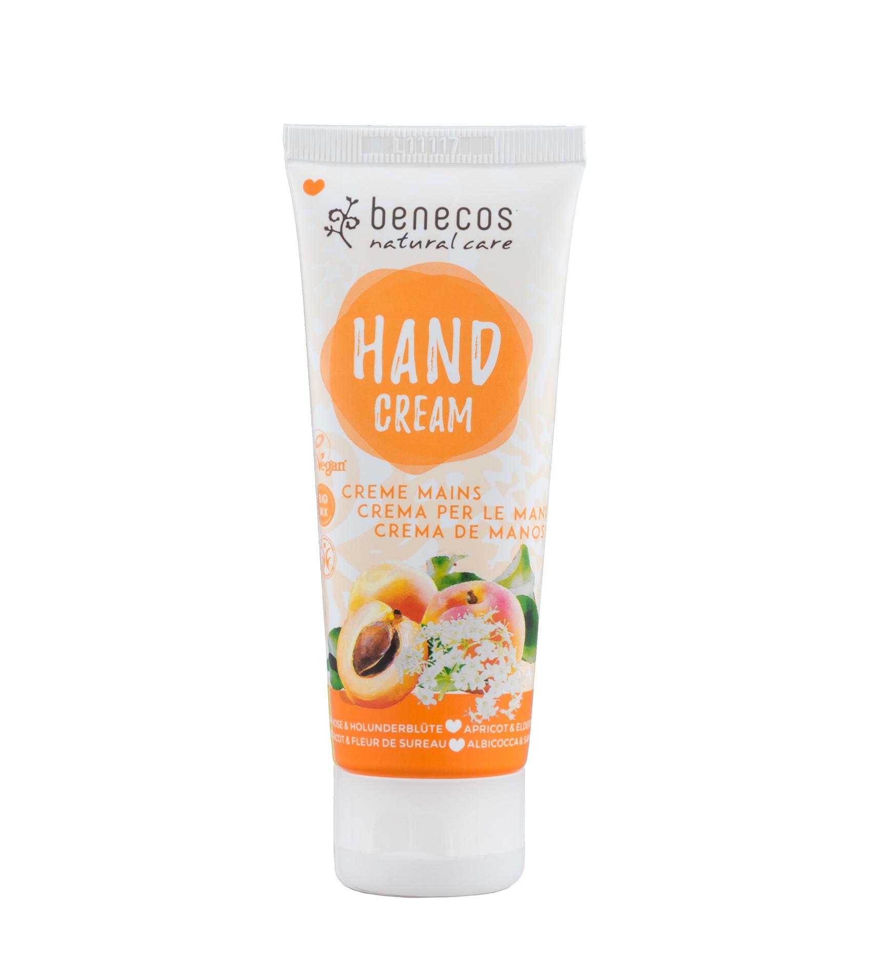 Benecos Vegan Hand Cream Apricot & Elderflower
