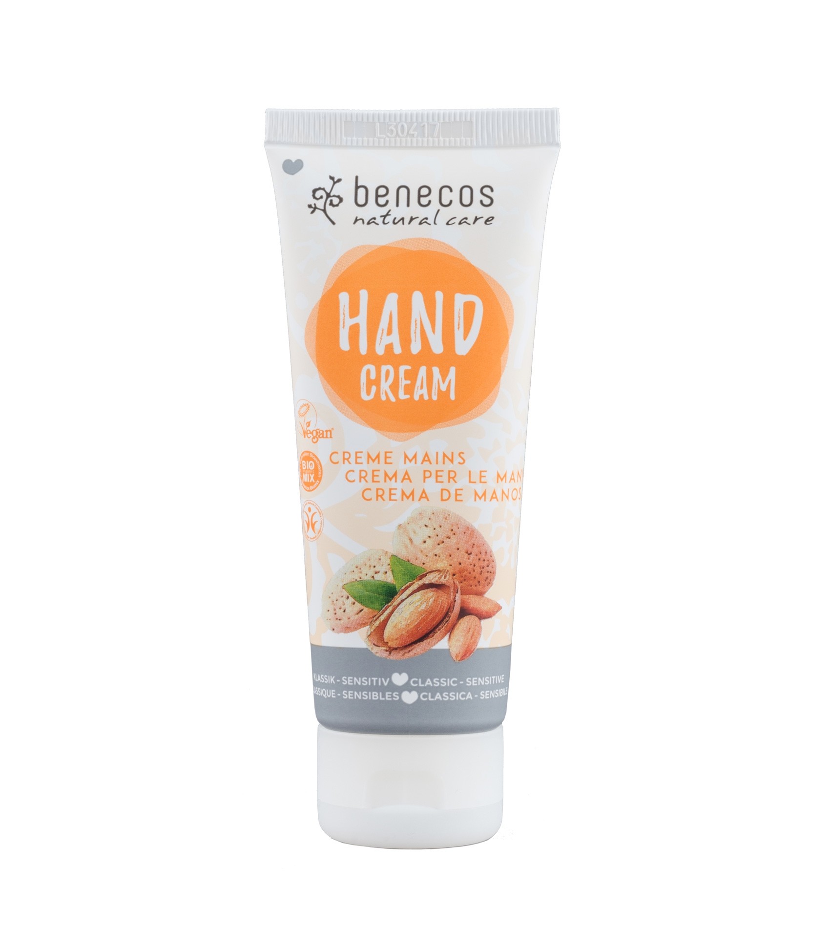 Benecos Vegan Classic Sensitive Hand Cream 
