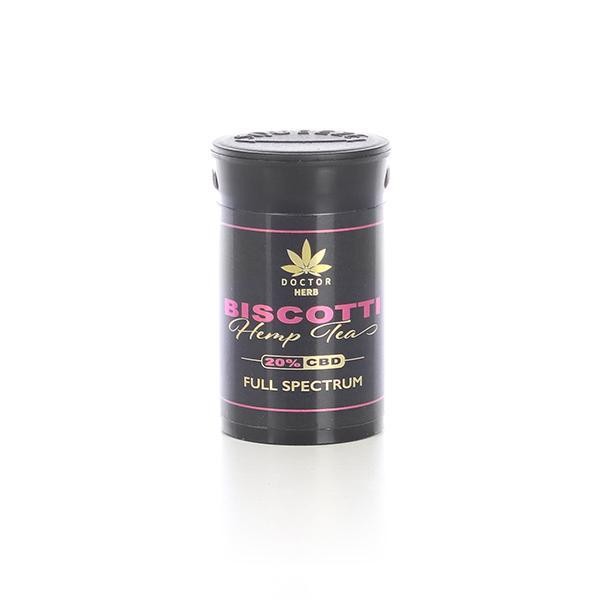 Doctor Herb Biscotti Hemp Tea 20%1 gram Doctor Herb Biscotti Hemp Tea 20%1 gram