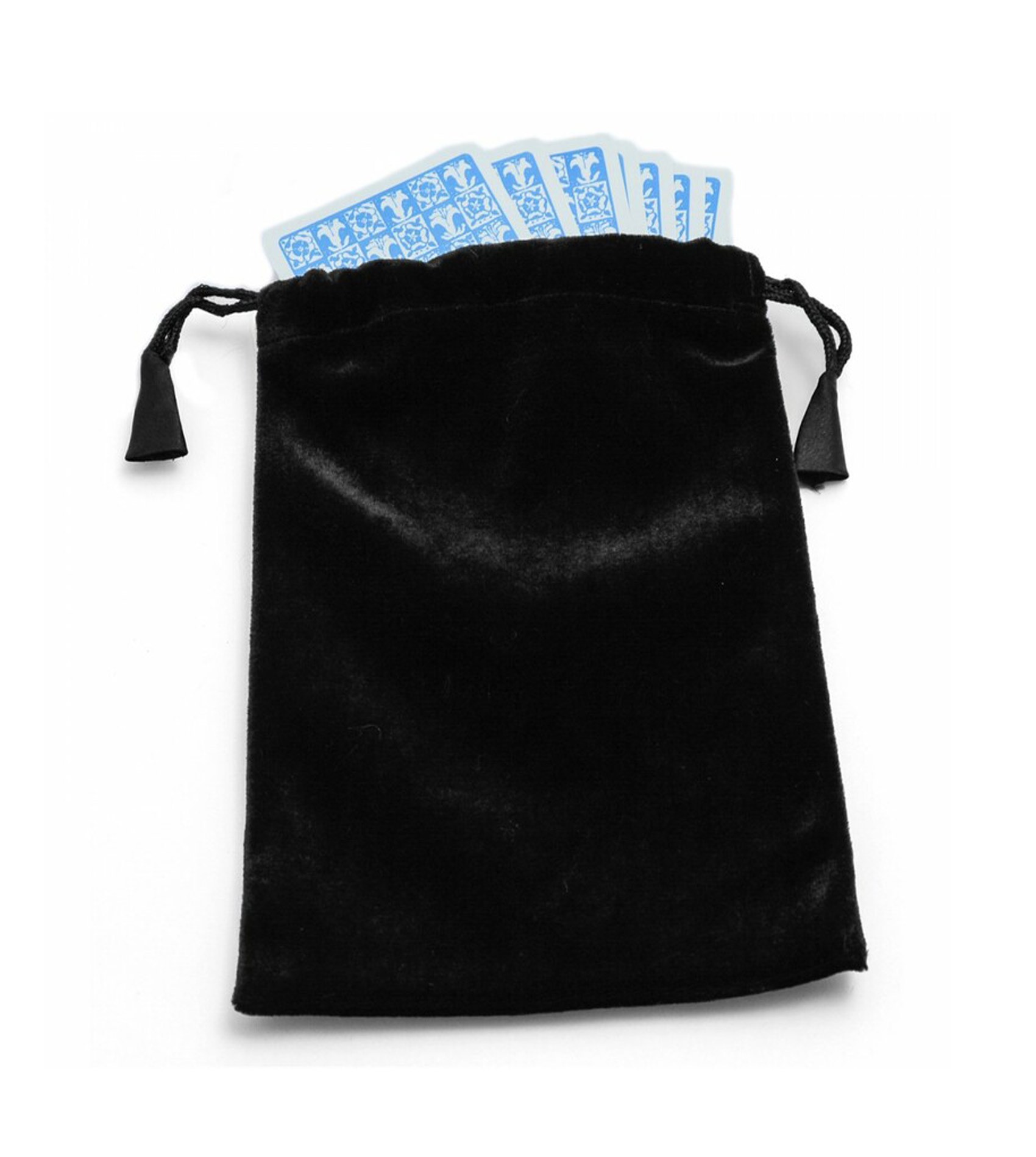 Large Black Velvet Tarot/Angel Card Bag