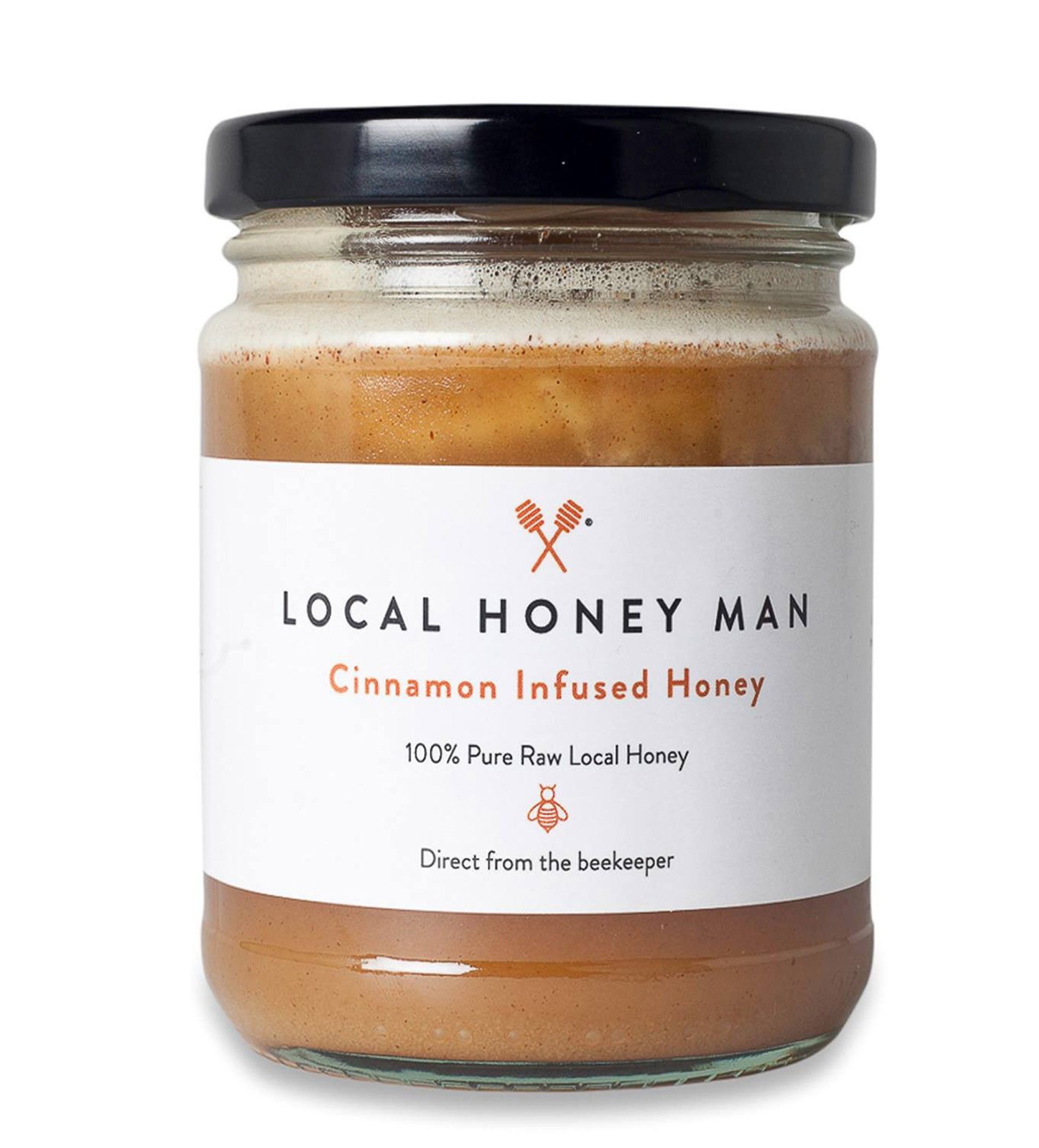 Local Honey Man Cinnamon Infuse Real Honey 340g