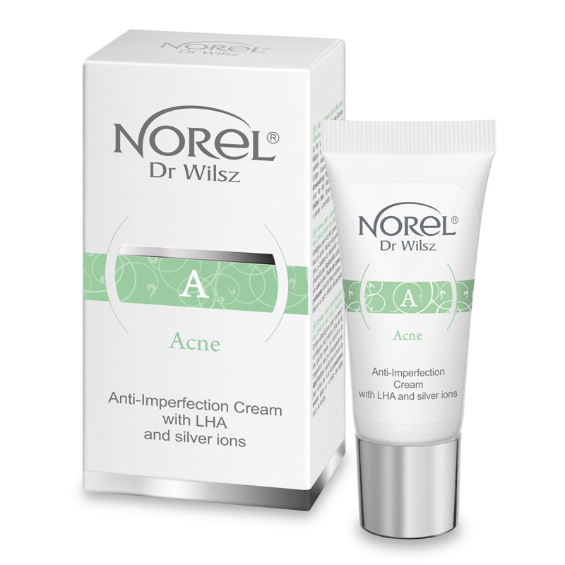 Norel Acne Anti Imperfection Cream with LHA & Silver Ions 15ml