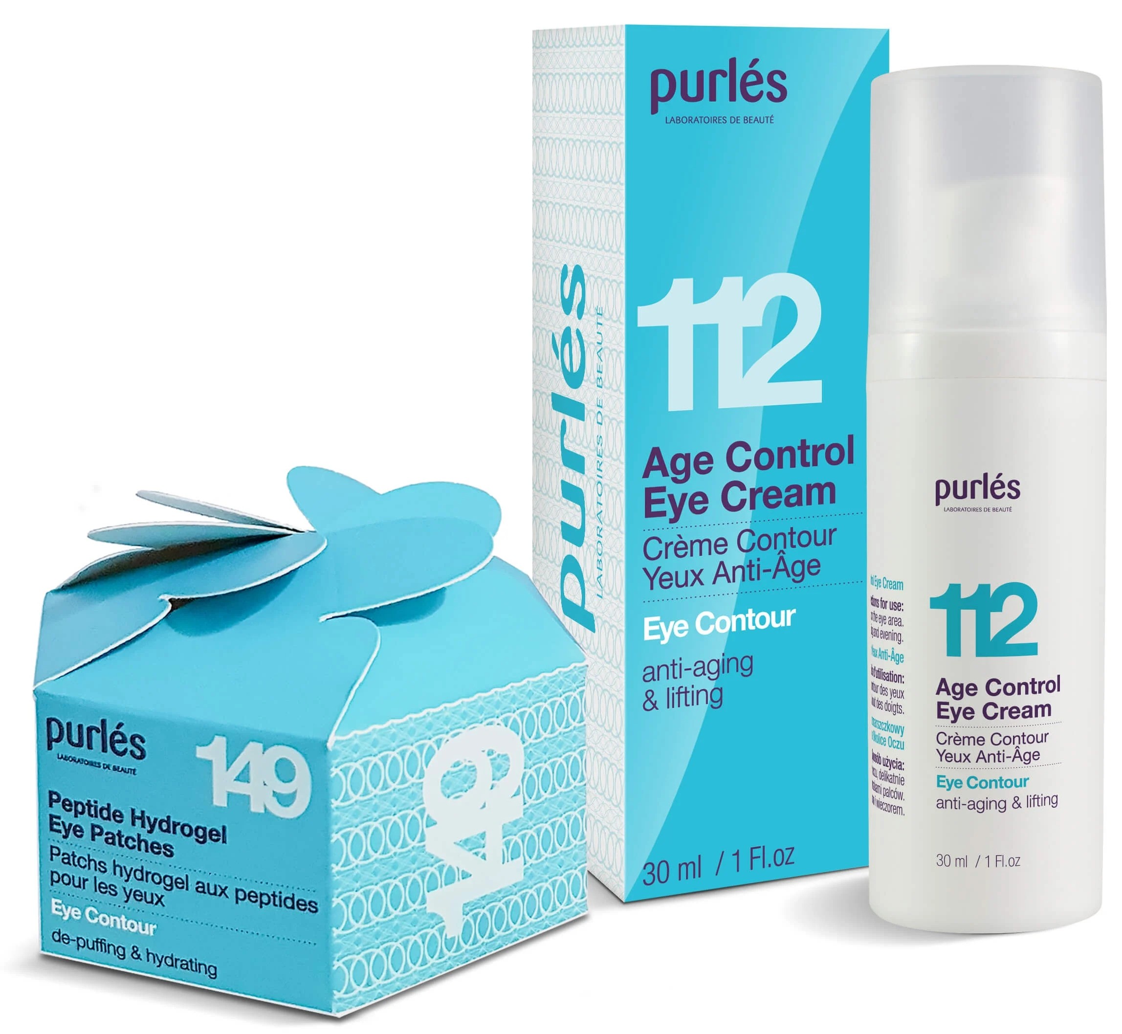 Purles 149-112 Eye Patches Peptide & Contour Anti Ageing & Lifting Set 