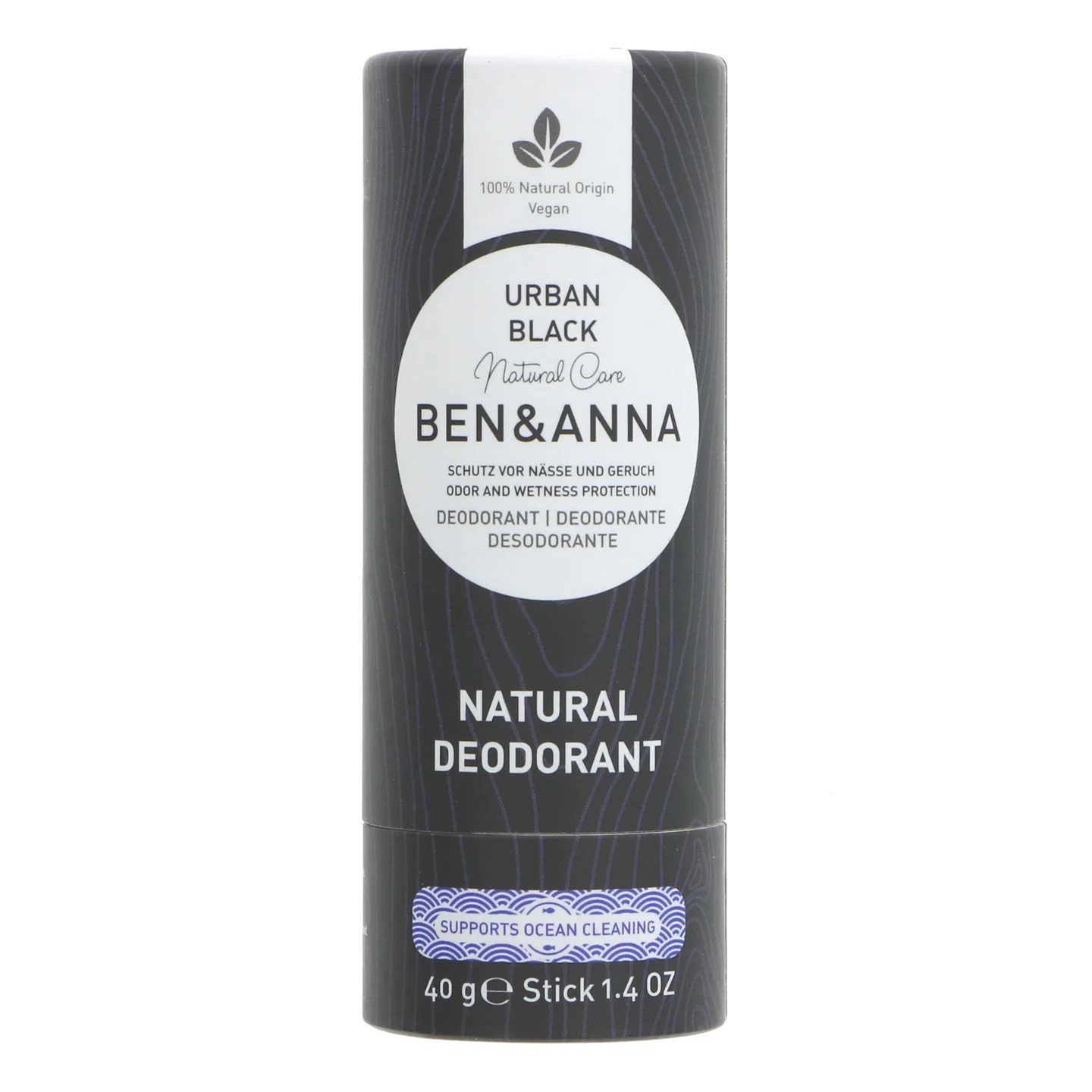 Ben & Anna Soda Deodorant Urban Black 40g