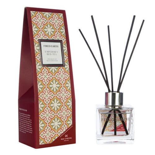Wax Lyrical Fired Earth Reed Diffuser Emperors Red Tea 100ml 