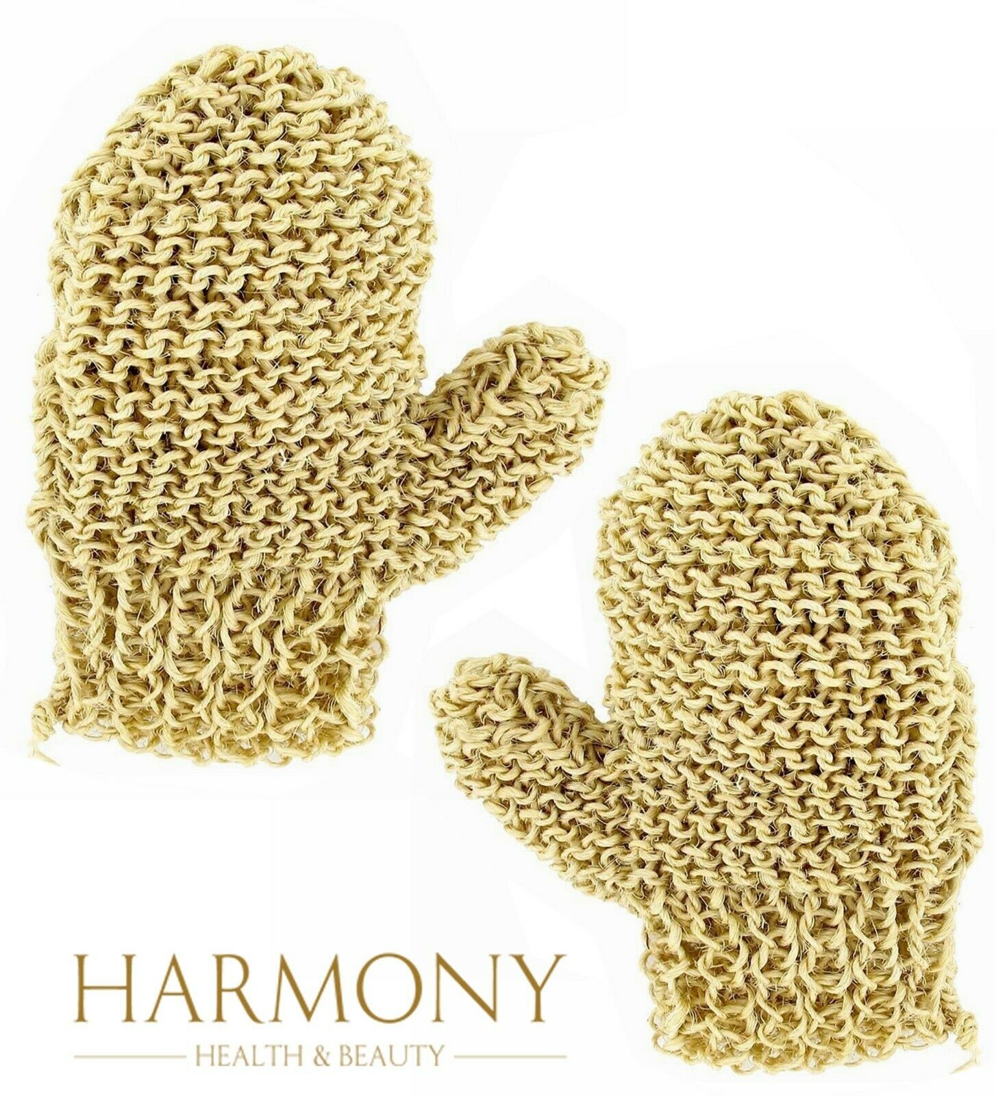 2 X Forster's Natural Sisal & Aloe Massage Glove With Thumb