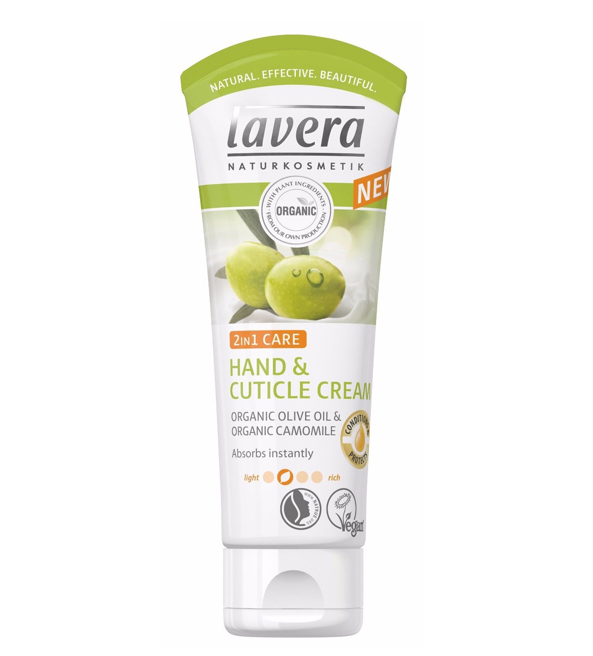 Lavera 2in1 Hand & Cuticle Cream with Organic Olive Oil & Camomile 