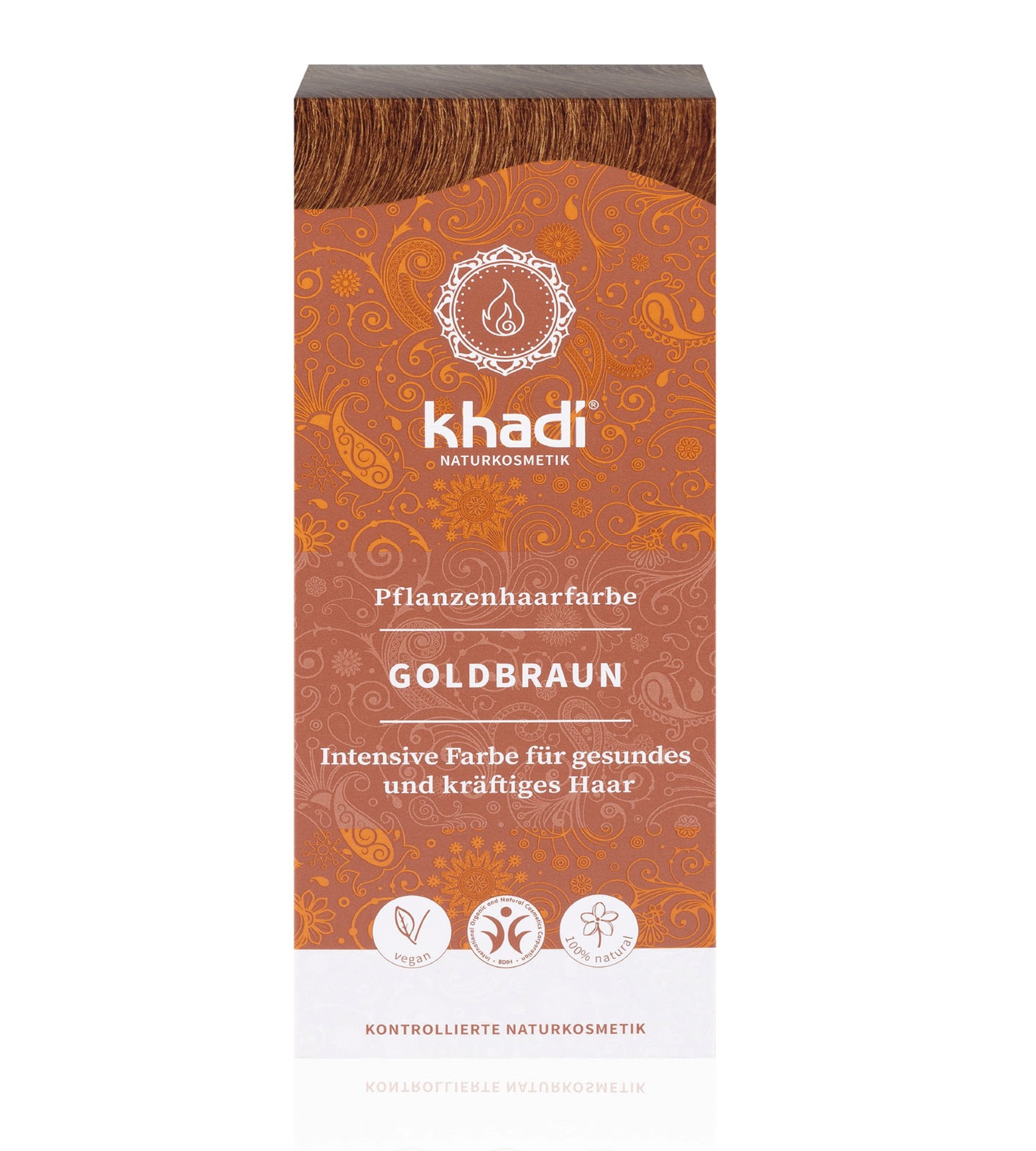Khadi Herbal Hair Colour Golden Brown 