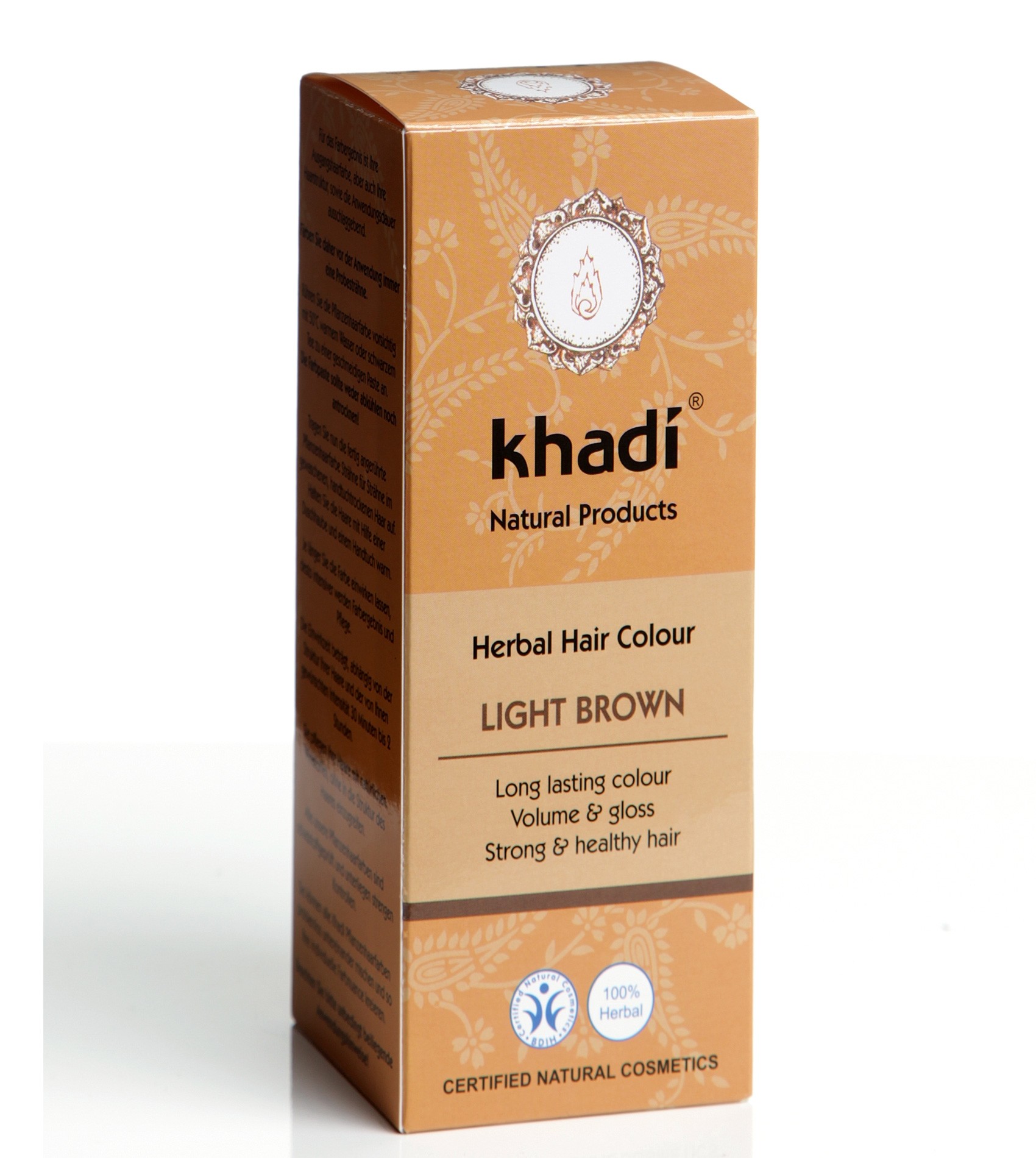 Khadi, Herbal Hair Colour Light Brown, 100g