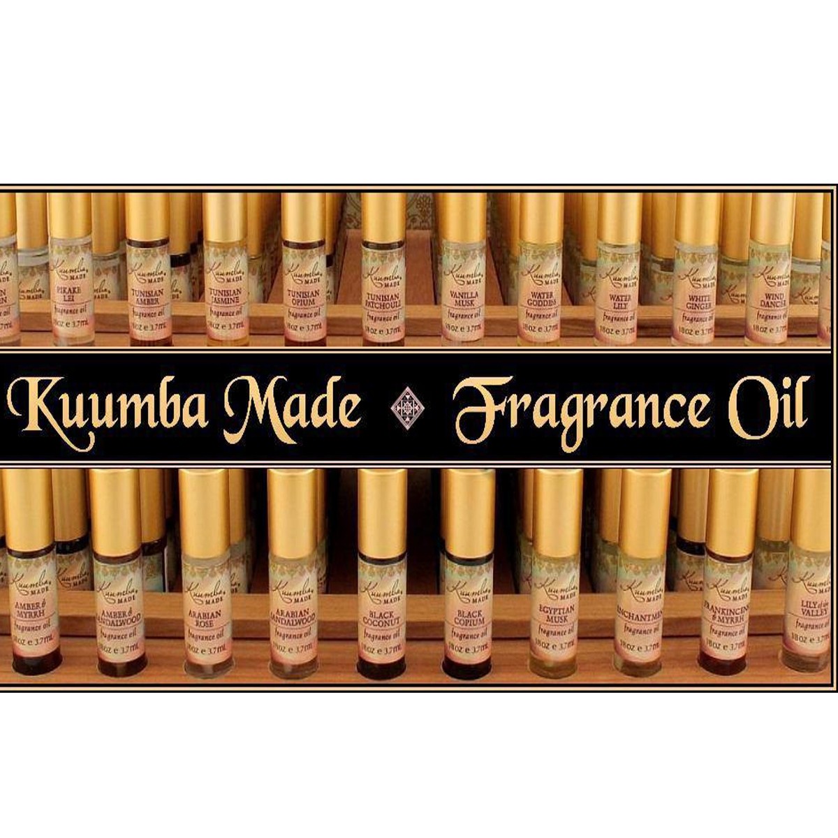 Kuumba Made, Roll On Fragrance Oils Certified Organic, 3.7ml