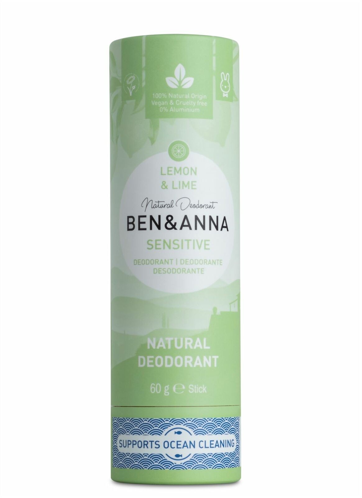 Ben & Anna Sensitive Lemon & Lime 60g