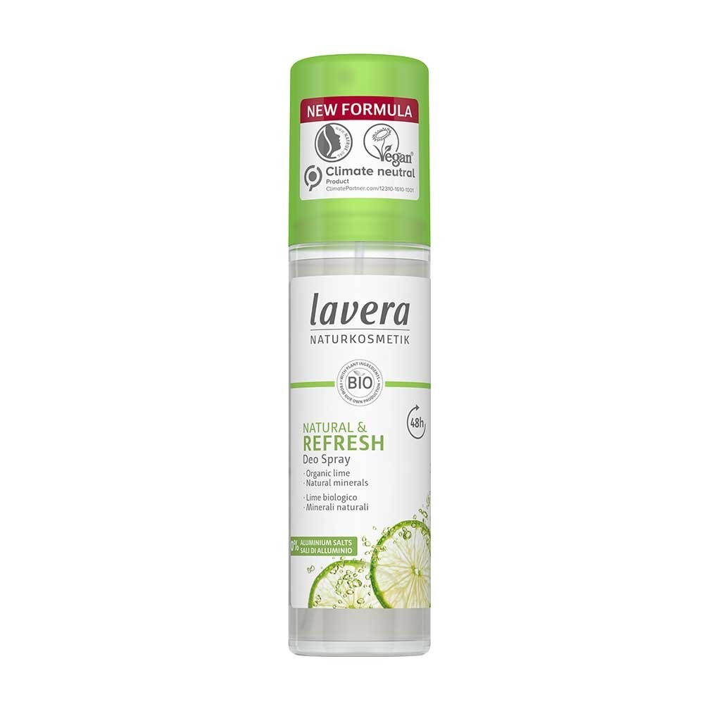 Lavera Lime Natural & Refresh Deodorant Spray 