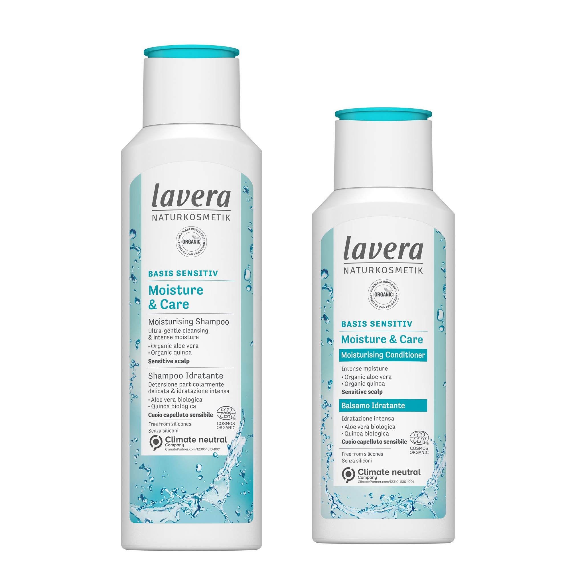 Lavera Moisture & care Shampoo & Conditioner Set