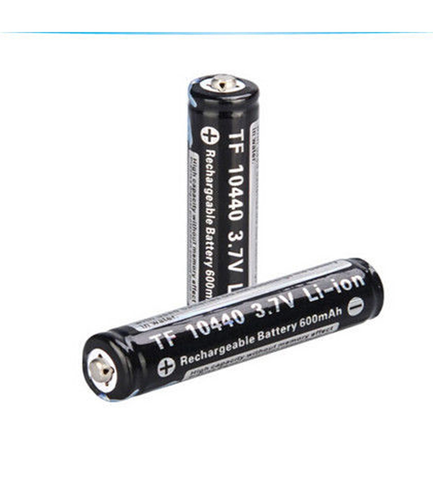 TrustFire 600mAh 10440 Rechargeable 3.7V Li-ion Battery For LED Flashlights