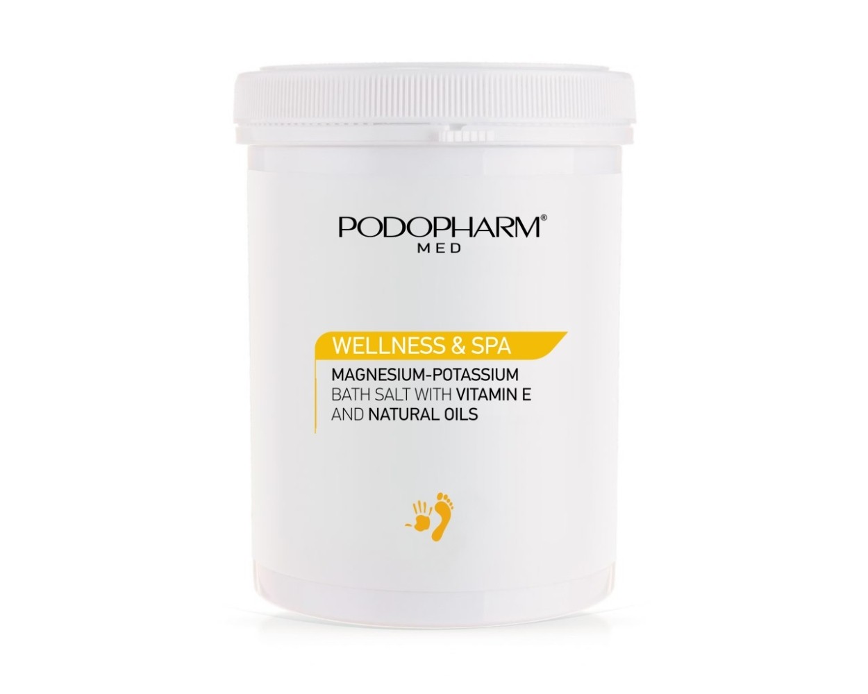 Podopharm Professional Wellness Spa Magnesium-Potassium Bath Salt VIT E & Natural Oils 1400g