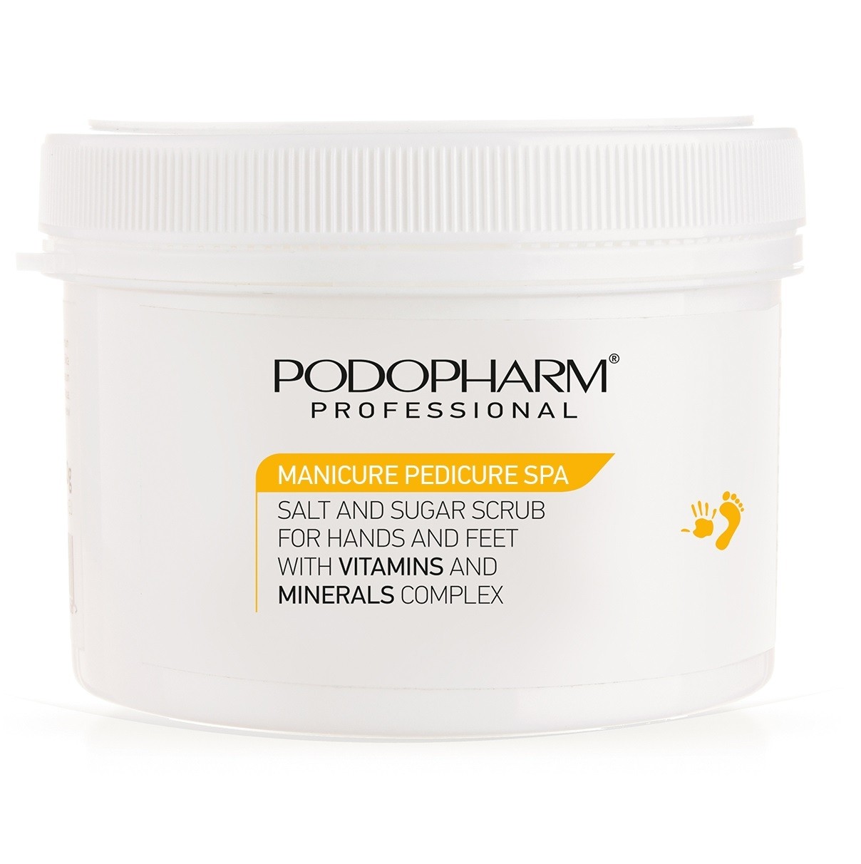 Podopharm Professional Hands & Feet Salt Sugar Scrub Vitamins & Minerals 600g