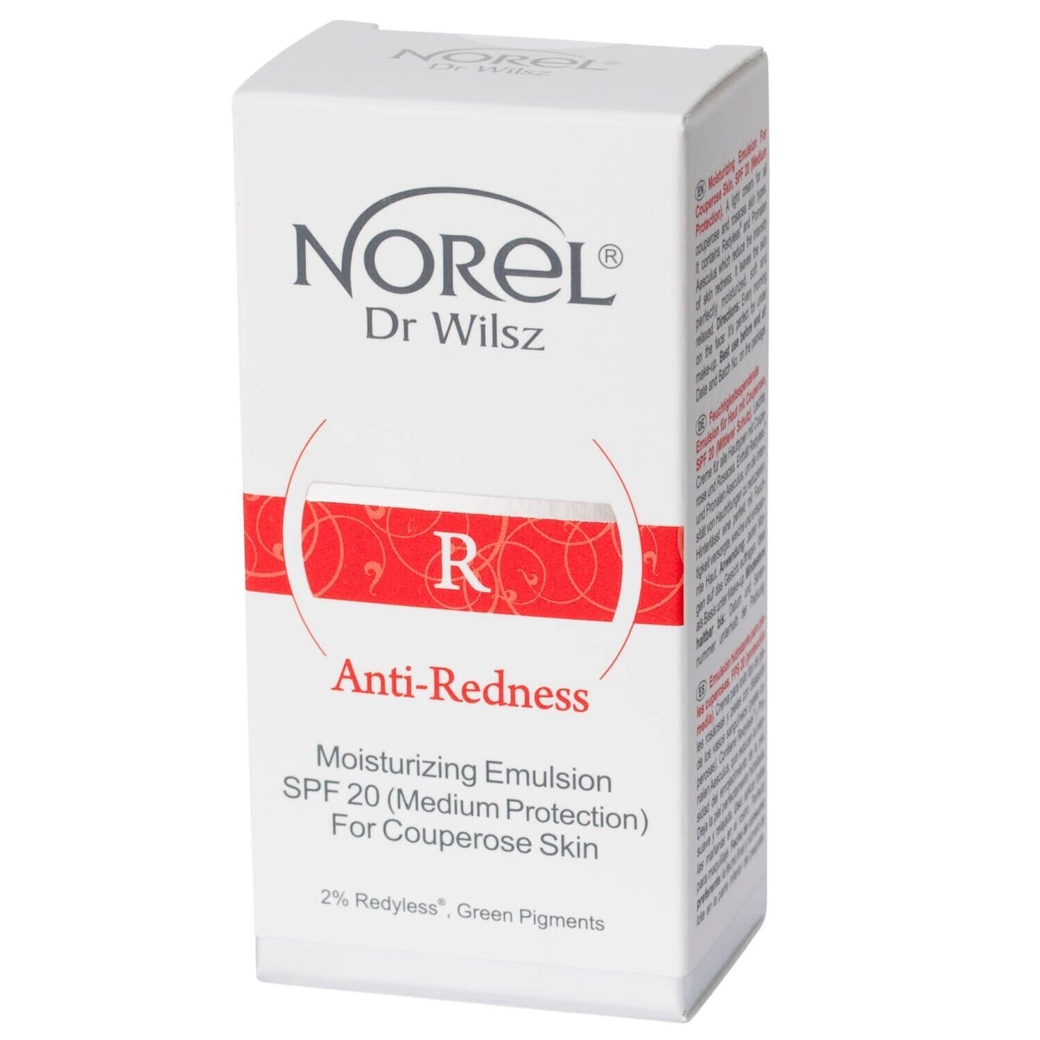 Norel Anti Redness Moisturizing Emulsion Skin SPF20 15ml