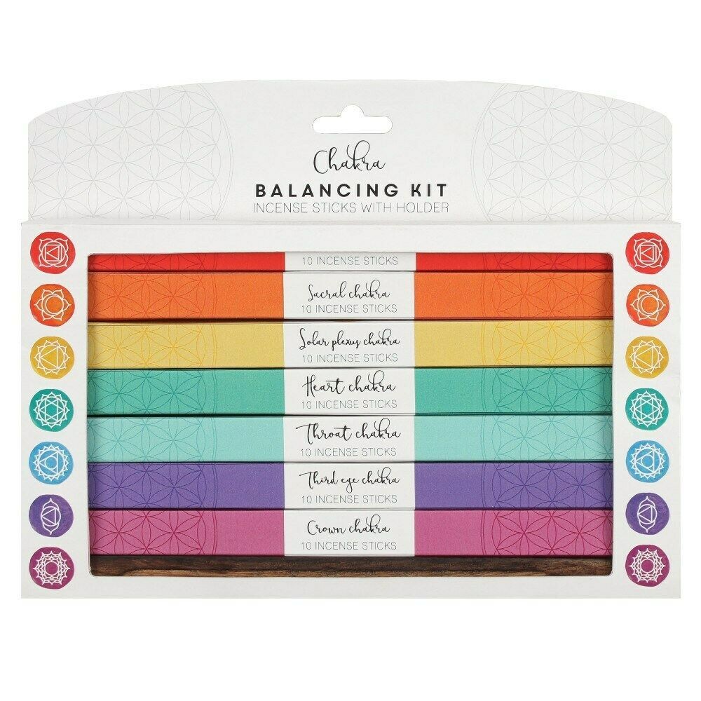 Chakra Incense Balancing Kit Gift Set 