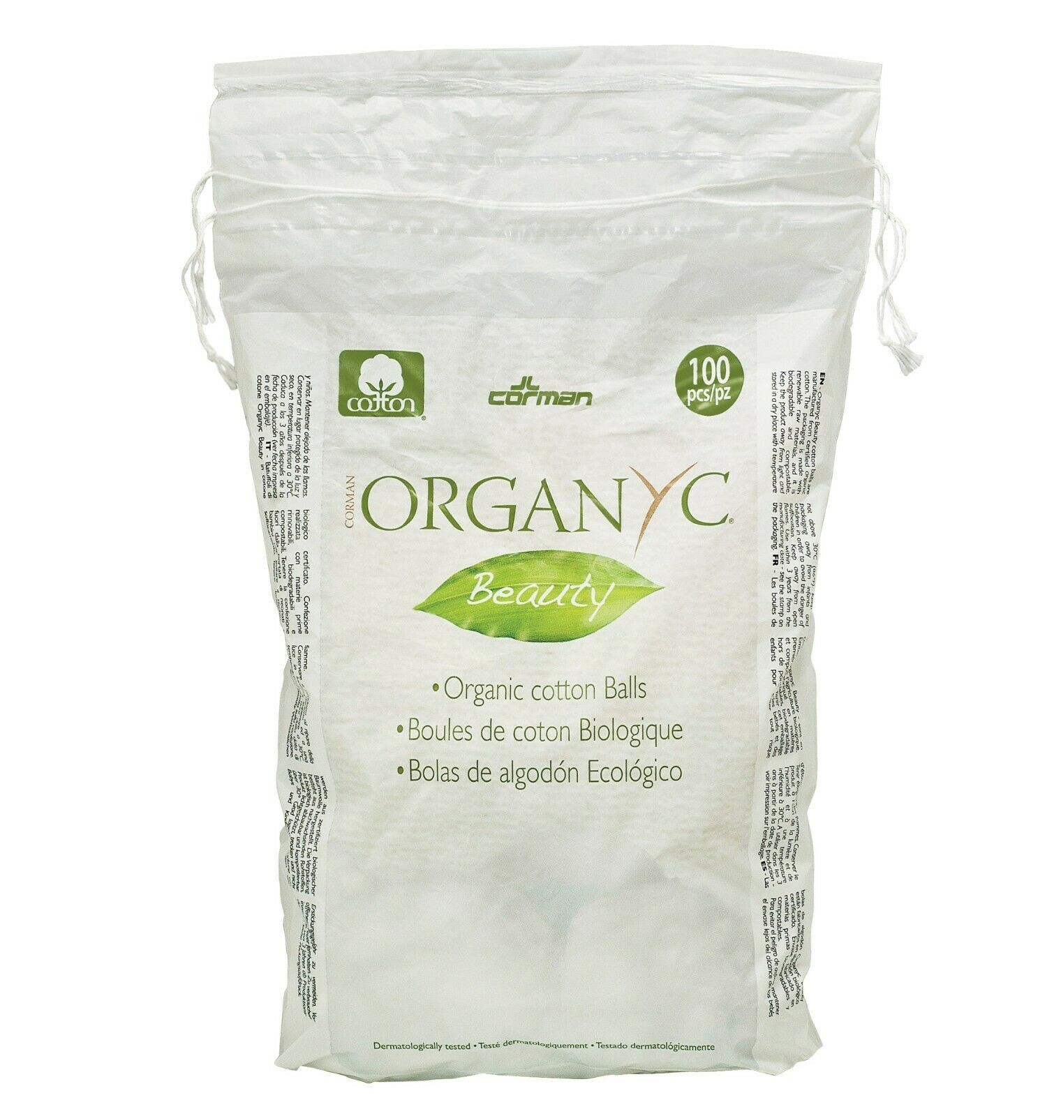 Organyc 100% Organic Biodegradable Cotton Balls