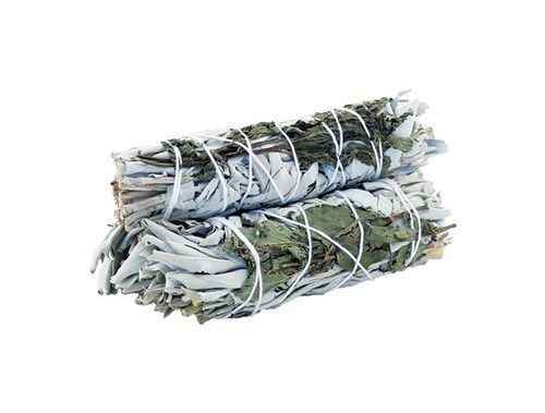 White Sage & Peppermint Smudge Stick 10cm