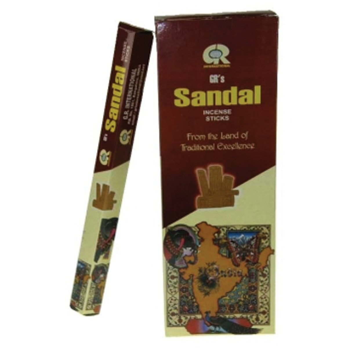 Incense Sandalwood Hexagon Package