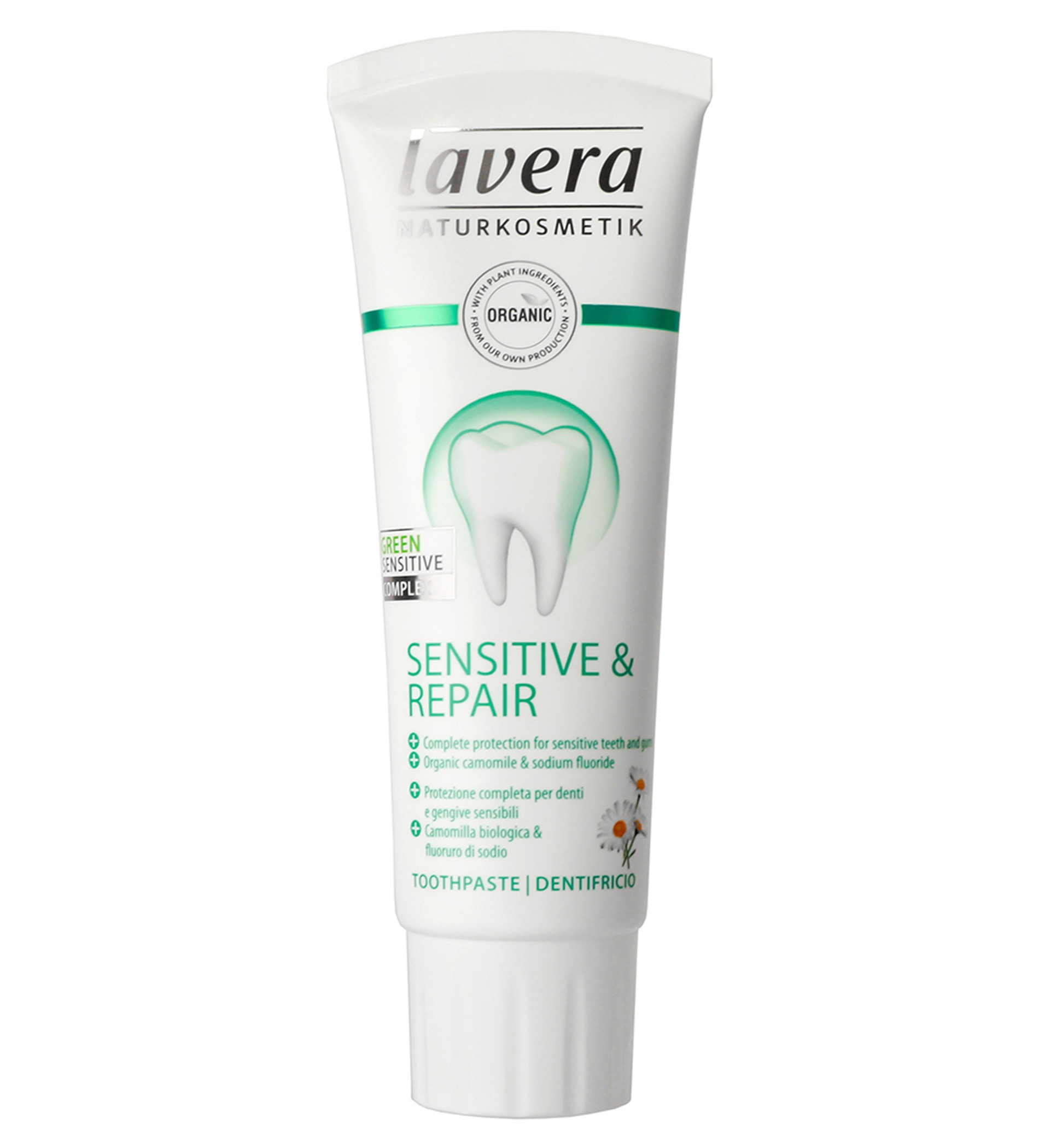 Lavera Senstive & Repair Toothpaste with Fluoride 