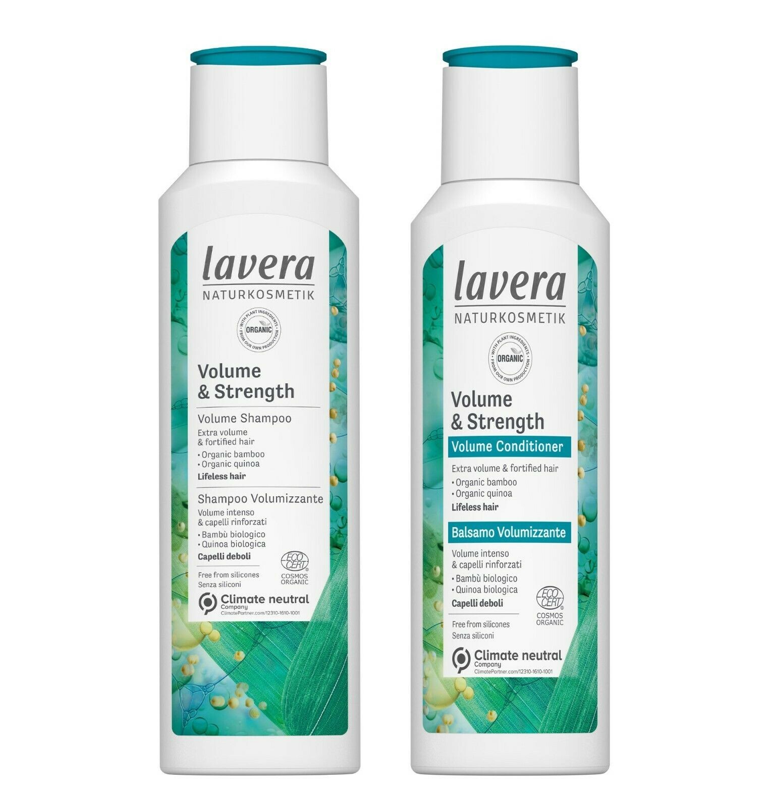 Lavera Volume & Strength Shampoo & Conditioner
