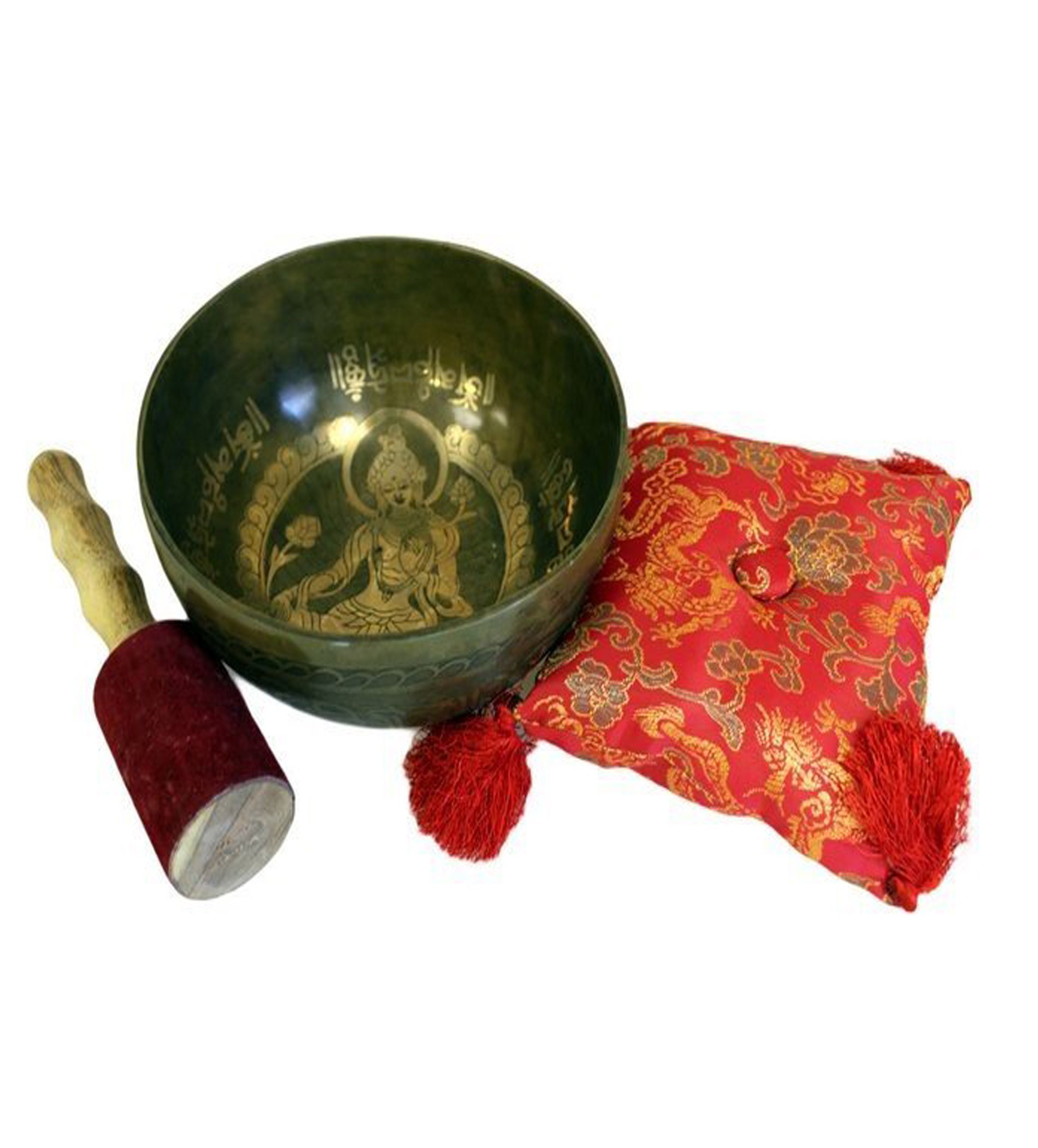 Brass Golden Tara Special Bowl Full Set