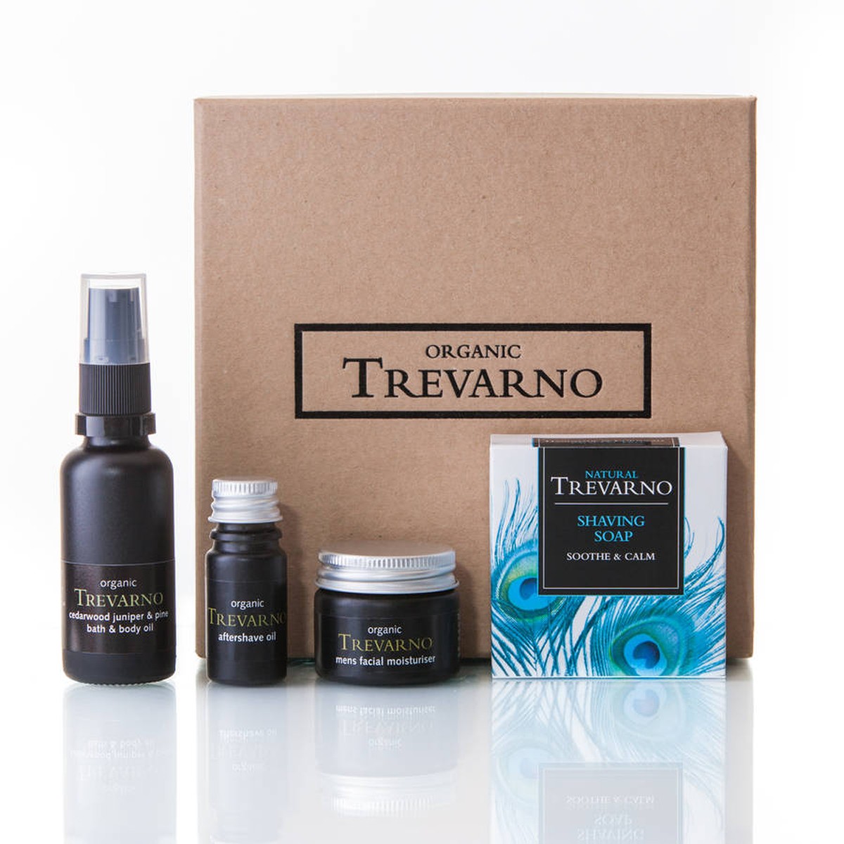 Organic Trevarno Men's Shaving Gift Set Organic Trevarno Men's Shaving Gift Set