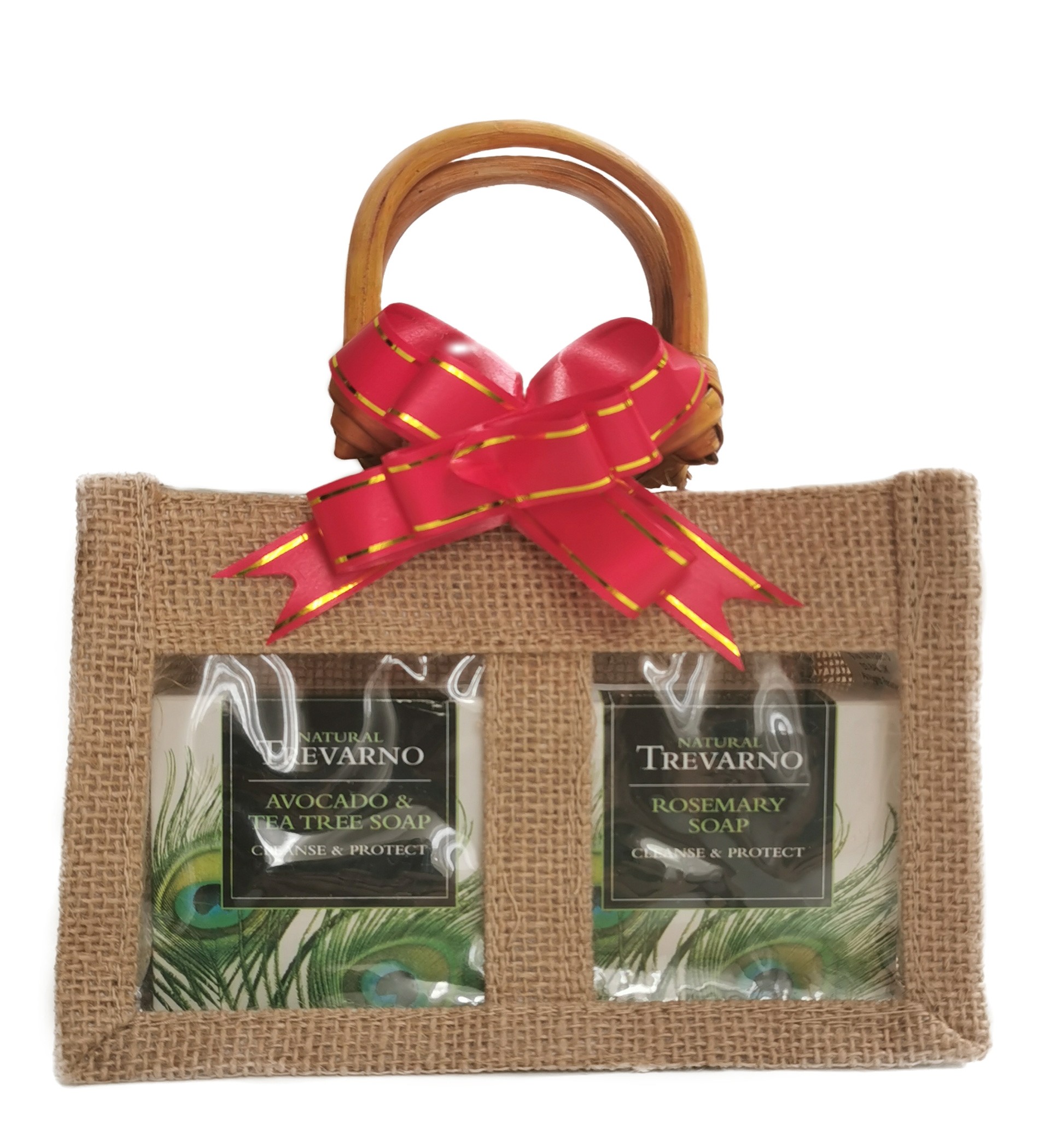 Trevarno Cleanse & Protect Soaps Gift Bag 