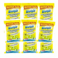 12 x Duzzit Antibacterial Wipes 50 x Pack