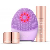 Foreo Clean & Firm Set Luna 4 - Cleanse Brush + Supercharged Serum & Hydrating Night Mask