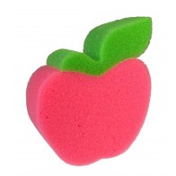 Bath Shower Red Apple Fruit Shaped Sponge