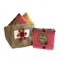 Natural Rose Petals & Orange Soap Gift Set