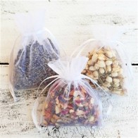 Dried Flower Petals in Organza Bag