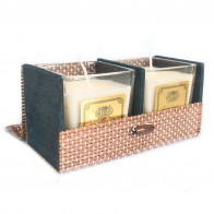 Natural Fruity Candles & Bamboo Gift Set