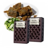 Incense Resin Basil & Amber in Wooden Box